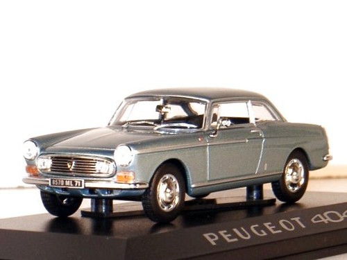 PEUGEOT 404 Coupe - bluemetallic - Norev 1:43 - Picture 1 of 2