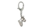 Great Dane Zipper Pull Jewelry Sterling Silver Handmade Dog Zipper Pull Gd9-Zp