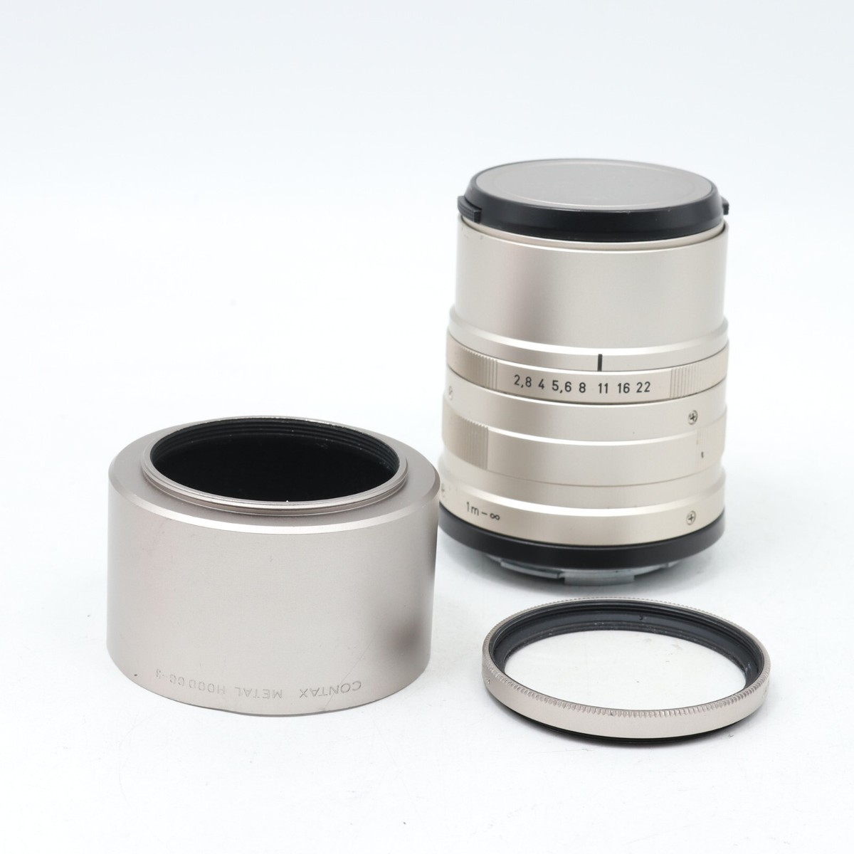 contax carl zeiss sonnar 90mm f2.8 silver AF lens g1 g2