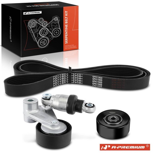 Kit de componentes de transmisión por correa serpentina de 3 piezas para Kia K900 2015-2017 Sedona Sorento - Imagen 1 de 9