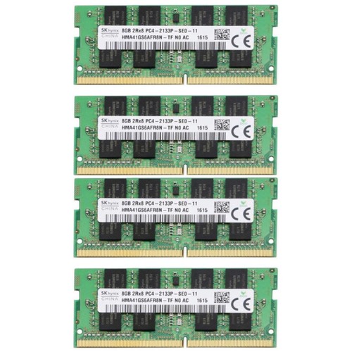 Hynix 32GB (4X 8GB) DDR4 2133MHz PC4-17000 Sodimm Memory Ram HMA41GS6AFR8N-TF - Picture 1 of 11