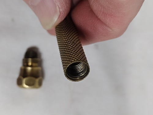 Vintage Brass Handle Slotted Screwdriver 1/8” Tip 3.5” Long Knurling (916) - Picture 12 of 12