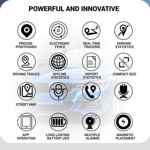 Universal GPS Car Tracker Magnetic Vehicle Bike Mini Tracking Wireless Device UK - Afbeelding 7 van 18