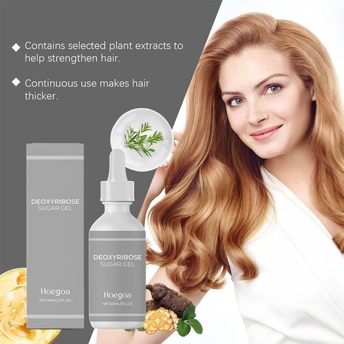 Deoxyribose Sugar Gel Hair Growth, 60ml Deoxyribose Serum for Hair Loss- NEU - Bild 16 von 19