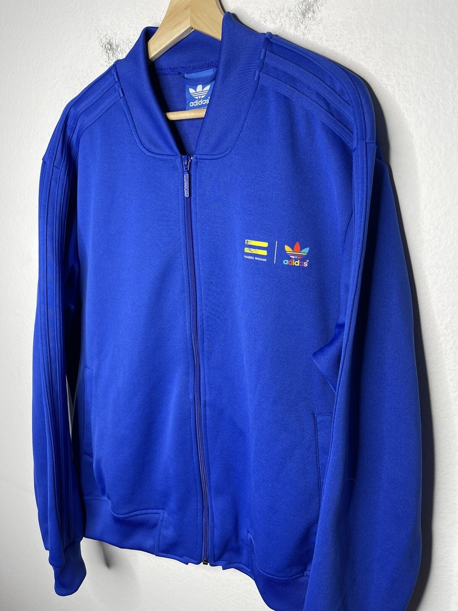 NEW Adidas X Large Pharrell Track Jacket Wang Yeezy Neon Blue XL Mono Pink Red