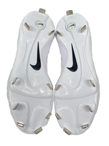 Nike Alpha Huarache Mens 7.5 Metal Baseball Cleats  White A07378-991 NEW - Picture 7 of 9