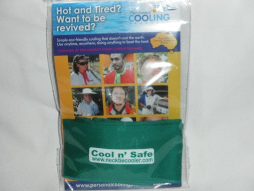 Cool N Safe Neck Tie Coolers - Evaporative Cooling Wrap - Safe Release - Plain - Foto 14 di 15