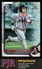 2022 Bowman Mega Box #BCP-48 Luke Waddell Atlanta Braves  Chrome Prospects