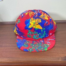 Vintage Nissan tropical floral snap back hat cap