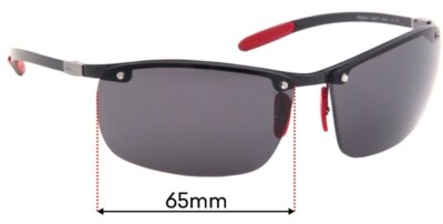 SFx Replacement Sunglass Lenses fits Ray Ban RB8305-M Tech - 65mm Wide