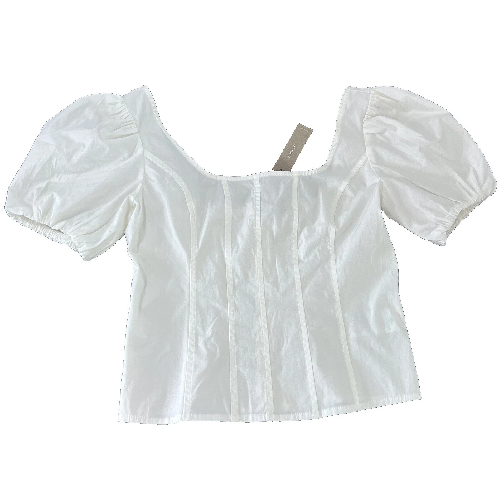 J.CREW White Cotton Tops for Women