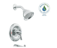 Moen Banbury 82910 Single-Handle 1-Spray Tub and Shower Faucet with Valve Chrome