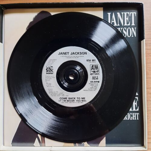 Janet Jackson - Come Back To Me - Limited Edition Boxset 7" Vinyl + Poster Rare - Picture 6 of 12