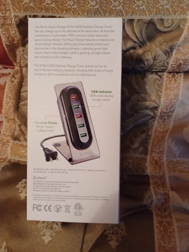 5-Port Smart USB Charger Brand New - Picture 3 of 3