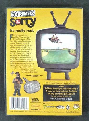 Flip Skateboards Extremely Sorry Skateboard DVD Video - Picture 2 of 3
