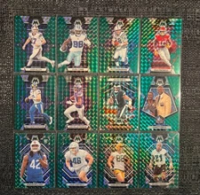 2023 Panini Mosaic GREEN Prizm Complete Your Set You Pick Football Card #1-380