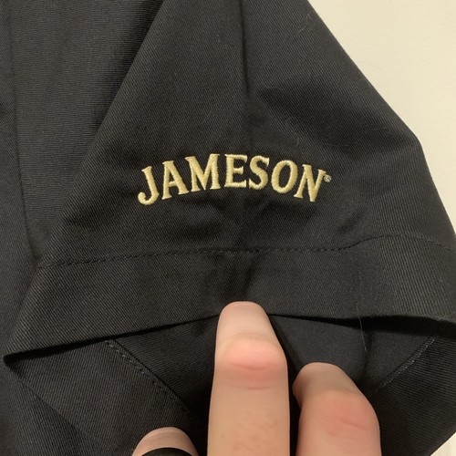 Dickies Flex Large Short Sleeve Work Shirt Jameson Whiskey Logo On Sleeve - Picture 3 of 6