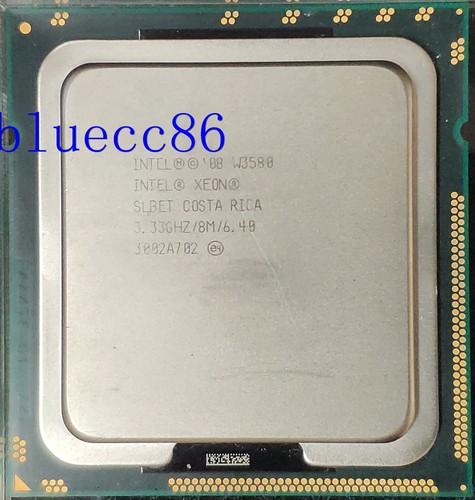 Intel Xeon W3580 SLBET 3.33GHz / LGA1366/8MB L3 Cache Quad-Core CPU Processor - Picture 1 of 1
