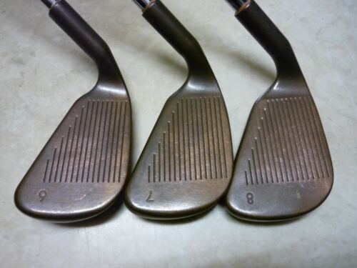 PING EYE 2 + plus BeCu Copper Orange Dot 3-9,W&SW 9 irons set w/ MICRO TAPER RH - Picture 10 of 11
