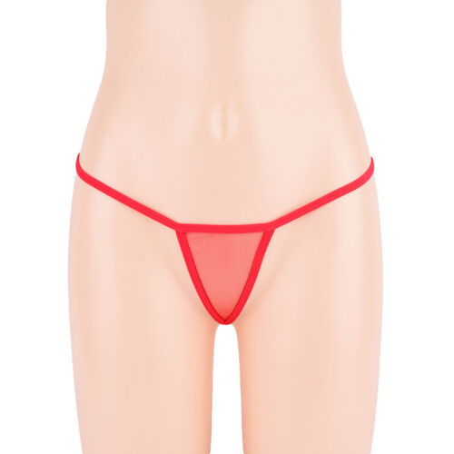 Slip mutandine donna sexy lingerie intimo mini micro perizoma perizoma mutandine schiena a T - Foto 12 di 18