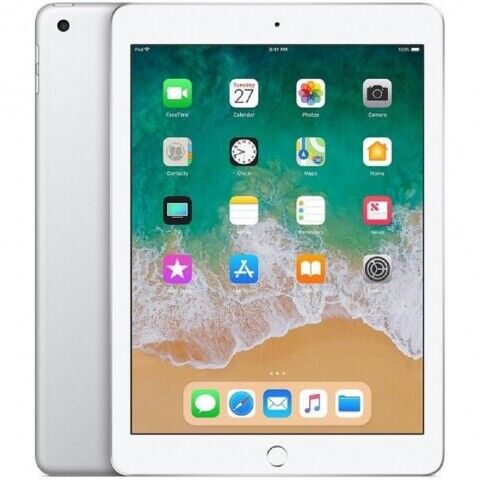 Apple iPad 6 (2018) 32 Go [WiFi 9,7" + cellulaire] argent - TRES BON - Photo 1/1