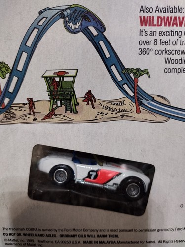 Hot Wheels California Customs Cobra 1296 -0610 White with Black "Cal Customs" - Picture 6 of 7