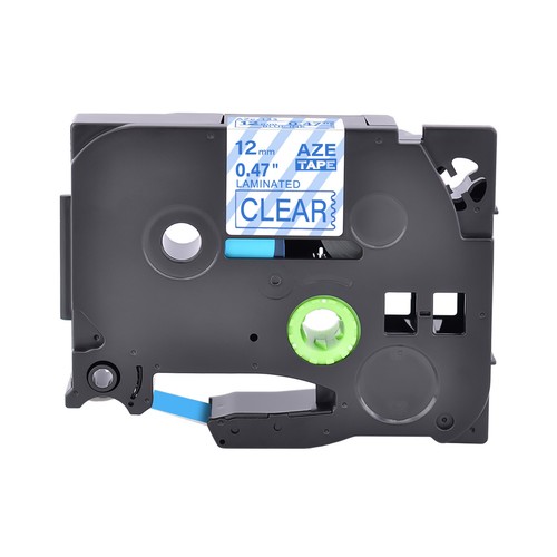 1x Compatible Brother TZ TZe-133 ruban étiqueteuse Bleu sur transparent 12mm - Photo 3/3