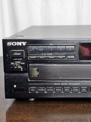 Sony CDP-C715 5 Disc CD Changer 1991 Tested Clean - Picture 5 of 10