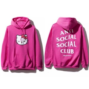 assc hoodie kitty hello pink social xxl xs anti xl club
