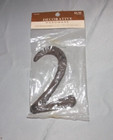 Cast Iron House Number 2 in Package