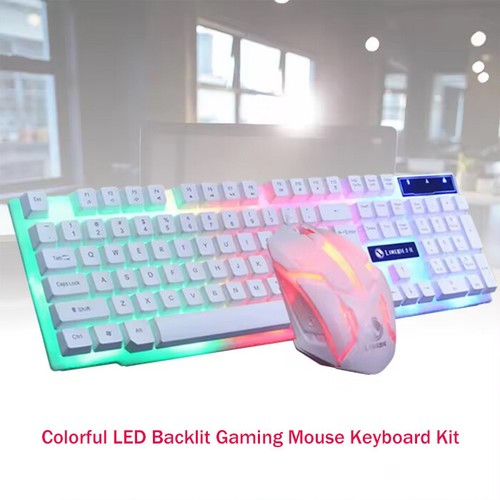 GTX300 RGB Desktop Gaming Keyboard And Mouse Set Wired Mechanical LED Backlight - Picture 15 of 15