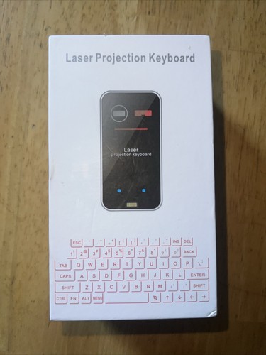 Laser Projection Keyboard Virtual Smartphone Tablet Laptop Bluetooth Wireless - Picture 2 of 2