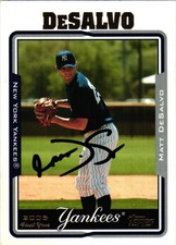 2005 Topps Signed MLB Baseball Card AUTO You Pick For Set