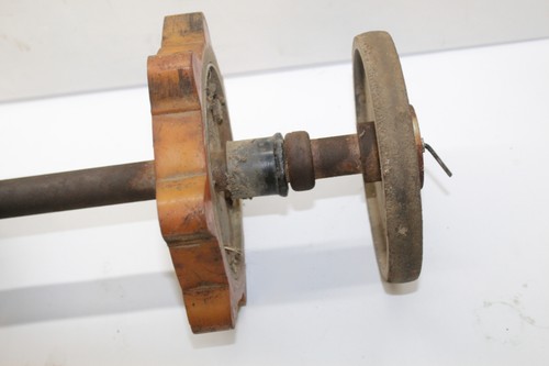 1971 ARCTIC CAT PANTHER 634 DRIVE COG KOG AXLE SHAFT W SPROCKETS - Picture 8 of 9