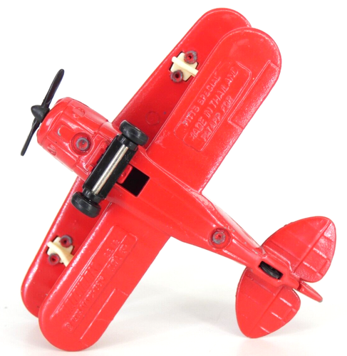 Matchbox Skybusters Virgin Atlantic SB 12 Pitts Speciale Biplano Giocattolo Vintage - Foto 12 di 14