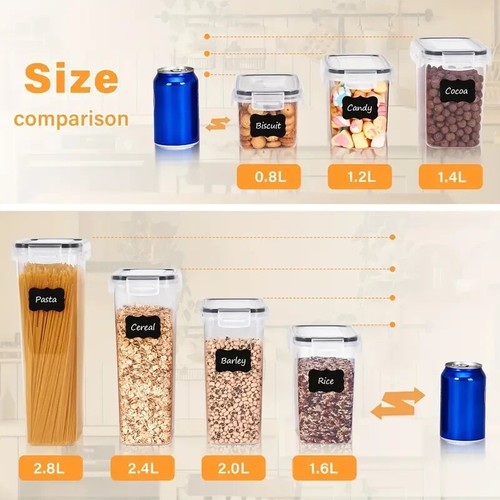 Airtight Food Storage Container Set, 20pcs, BPA-Free, Dishwasher Safe - Picture 6 of 11