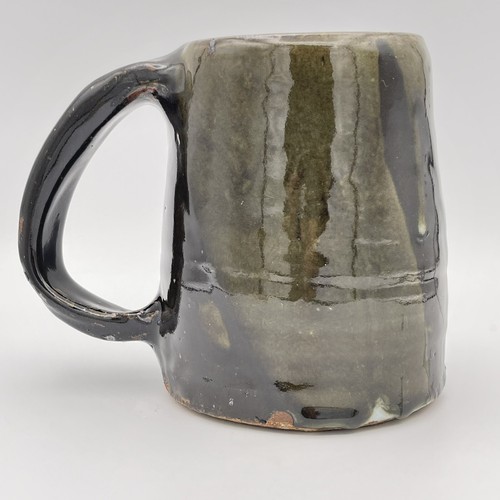32 Oz large handcrafted pottery pitcher mug Heavy - Picture 2 of 12