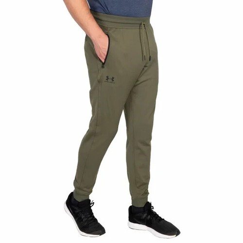 NEW Under Armour Men's Tricot Joggers Loose Fit Tapered Leg Lined Sweatpants - Picture 23 of 25