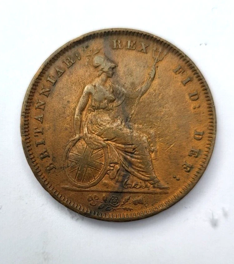 Great Britain 1831 Penny KM#707 Higher Grade - Image 2 of 2