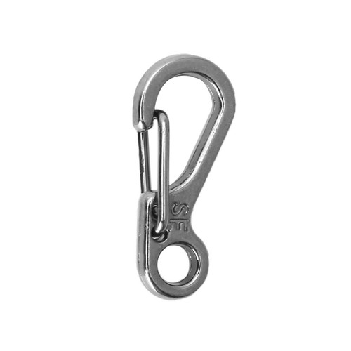 10Pc Mini SF Metal Carabiner Clips Tiny Snap Hooks Spring Clasp Buckle Keychain - Bild 6 von 23