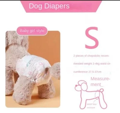 Couche-culotte jetable pour chien, pour femme, culotte, short, coussinette. - Photo 1/4