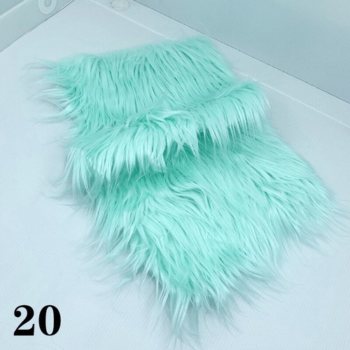 Luxury 8cm Long Hair Faux Fur Fabric Patchwork Sewing Material Home Decoration - Picture 32 of 47