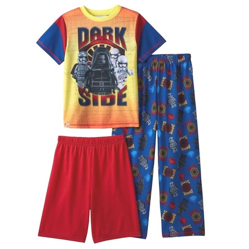 LEGO Star Wars Dark Side 3-Piece Pajama Set Size 10 $36 Retail NWT - Picture 1 of 2