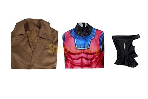 X-Men '97 Gambit Cosplay Bodysuit Costume Jacket Remy Etienne LeBeau Outfit UK - Picture 4 of 23