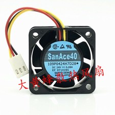 1pcs SANYO 109P0424H7D28 24V 0.08A 40*40*15 3 wire fan