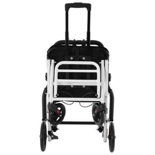 Tragbarer faltbarer Rollstuhl Bollerwagen mit Aufbewahrungstasche (inklusive Aufbewahrungstasche)! - Bild 9 von 12