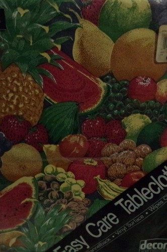 1986 Decor Home Fashions 52X70 FRUITS & BERRIES  OBLONG Easy Care Tablecloth - Picture 4 of 8
