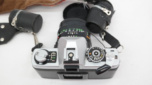 Vintage Minolta XG-7 Camera w/ MD Rokkor-X Lens & Camera Strap EL - Picture 7 of 18