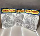 3 Pack Stain A Frame Swan Shells Dove  Kit Accento Craft 305-900 Project Kits