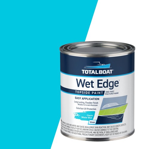 TotalBoat Wet Edge Topside Paint Gallone Classic Walfänger Blau Hochglanz Marine - Bild 10 von 10